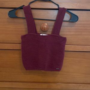 Hollister square-neck tank top